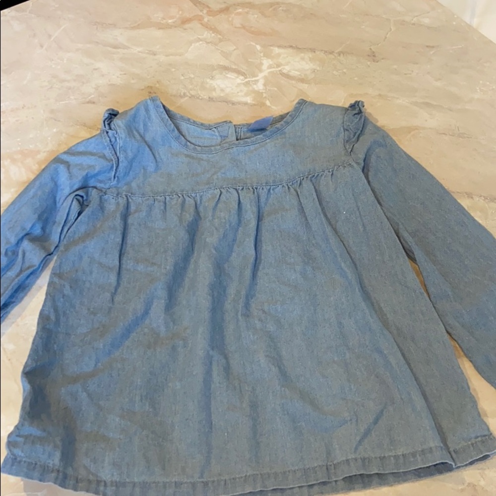 Carter’s Long Sleeve denim Girls blouse